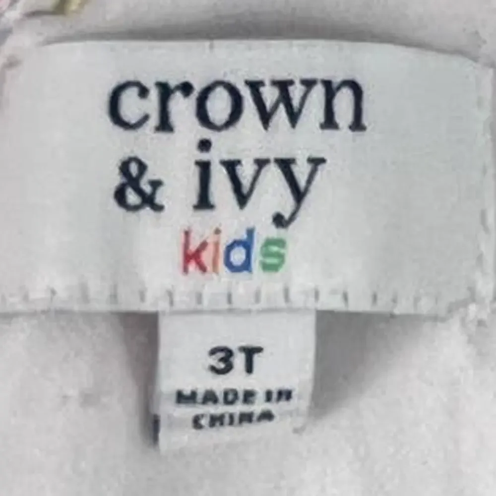 CROWN & IVY KIDS Floral Swim Suit SZ 3T
